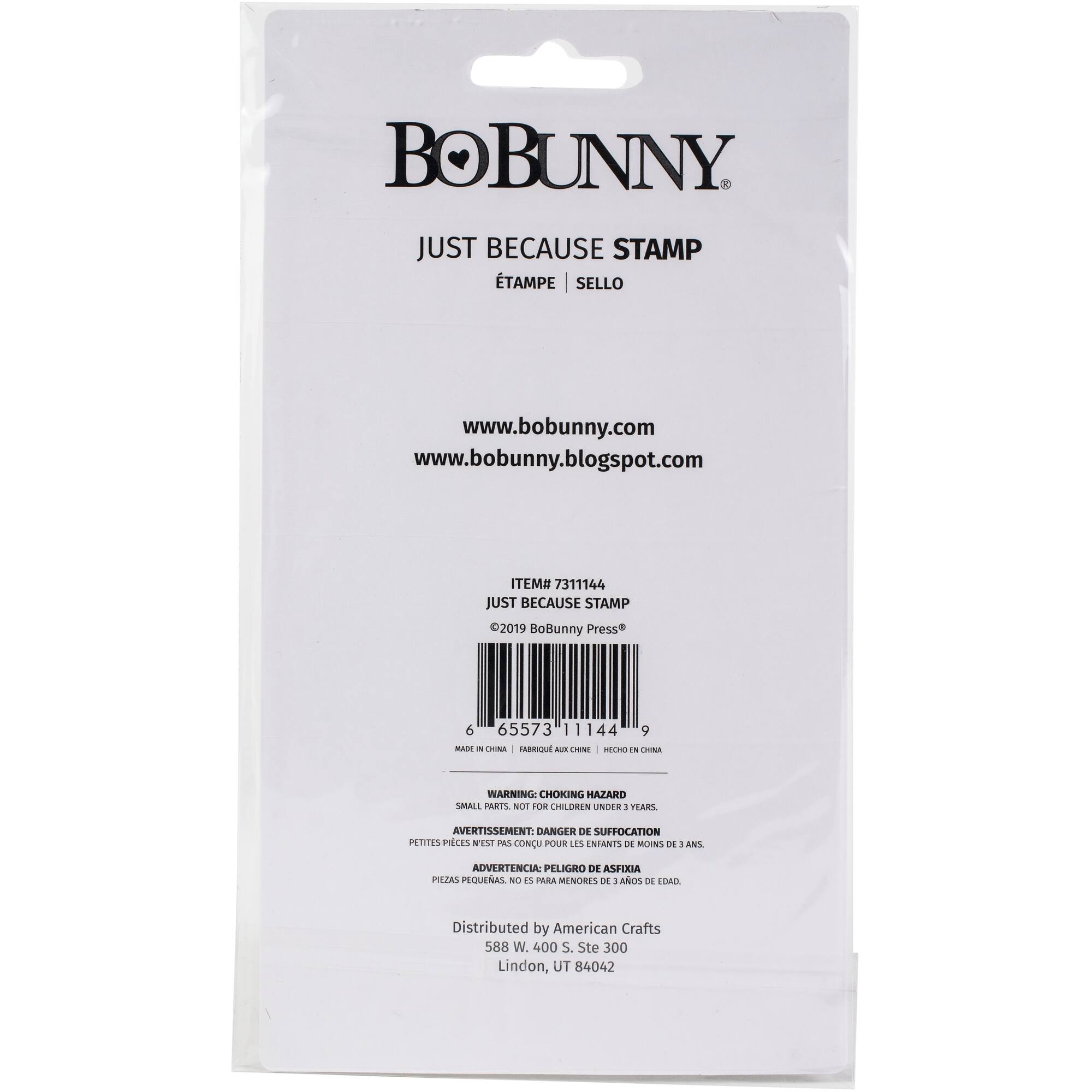BoBunny® Just Because Clear Stamp Set